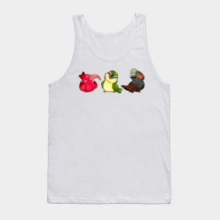 Native Hawaiian Birds - ‘I’iwi, Kiwikiu, ‘Akohekohe Tank Top